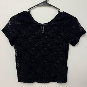 Forever 21 Lace Crop Top